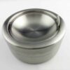 Stainless Steel Outdoor Ashtray With Lid sanded style