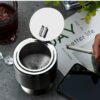 Stainless Steel Outdoor Ashtray With Windproof Lid