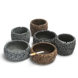Stone Ashtray - Cement - For Outdoor & Indoor
