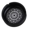 Thickened Aluminum Alloy Ashtray Black Round Shape