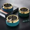 Three Luxury Ashtrays Made From Ceramic In 3 Colors