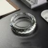 Transparent Crystal Glass Ashtray