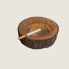 Tree Trunk Ashtray Natural Wood
