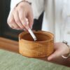 Using The Bamboo Style Ashtray
