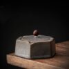 Vintage Ashtray With Lid Japanese Ceramic