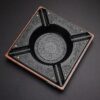 Vintage Cigar Ashtray Wooden