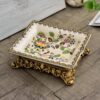 Vintage Style Ashtray Ceramic With Paintings With Stand