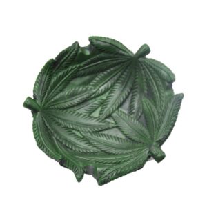 Weed Ashtray - Weed Leaves - Resin