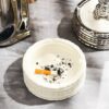 White Ashtray With Cat On Lid