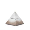 White Pyramid Ceramic Ashtray