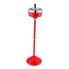 Windproof Metal Ash Tray Stand Red