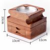 Wood Cigar Ashtray Dimensions