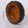 Wooden Ashtray Extra Large Polished Style 8