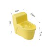Yellow Toilet Ashtray Dimensions