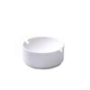 Modern Ashtray Cement Round White