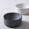 Modern Cement Ashtrays Minimalist Round