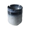 Ashtray With Funnel Lid - Outdoor Ceramic Ash Tray For Patio