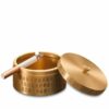 Brass Metal Ashtray With Lid