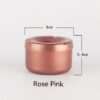Cheap Outdoor Ashtray With Lid Rose Pink Stainless Steel