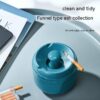 Cigarette Ashtray Melamine Blue With Lid