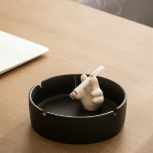 Cool Ashtray - Victory Peace Sign - Ceramic Ash Tray