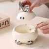 Cute Rabbit Outdoor Ashtray With Lid