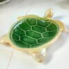Cute Tortoise Ashtray Glaze Ceramic Turtle