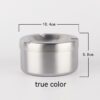 Economic Ashtray With Lid Stainless Steel