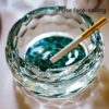 Glass AshTray Cute Turquoise