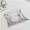 Glass Ashtray Square Large 6 6 Inch