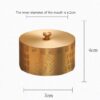 Measurement Of Brass Metal Ashtray With Lid