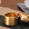 Metal Ashtray With Lid Beautiful Brass Ash Tray For Outdoor