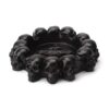 Skulls Ashtray Black Resin