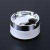 Smokeless Ashtray Sealed White Stainless Steel