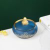 Vintage Ceramic Ashtray With Lid