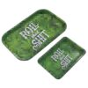 Weed Rolling Tray Metal Weed Leaf Design